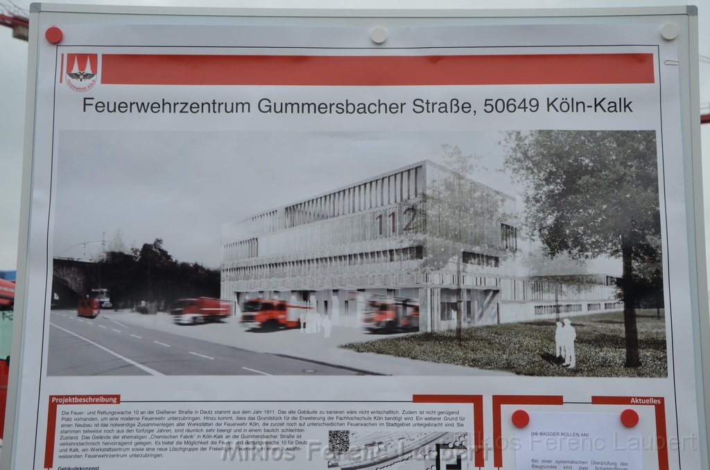 Erster Spatenstich Neues Feuerwehrzentrum Koeln Kalk Gummersbacherstr P012.JPG - Miklos Laubert